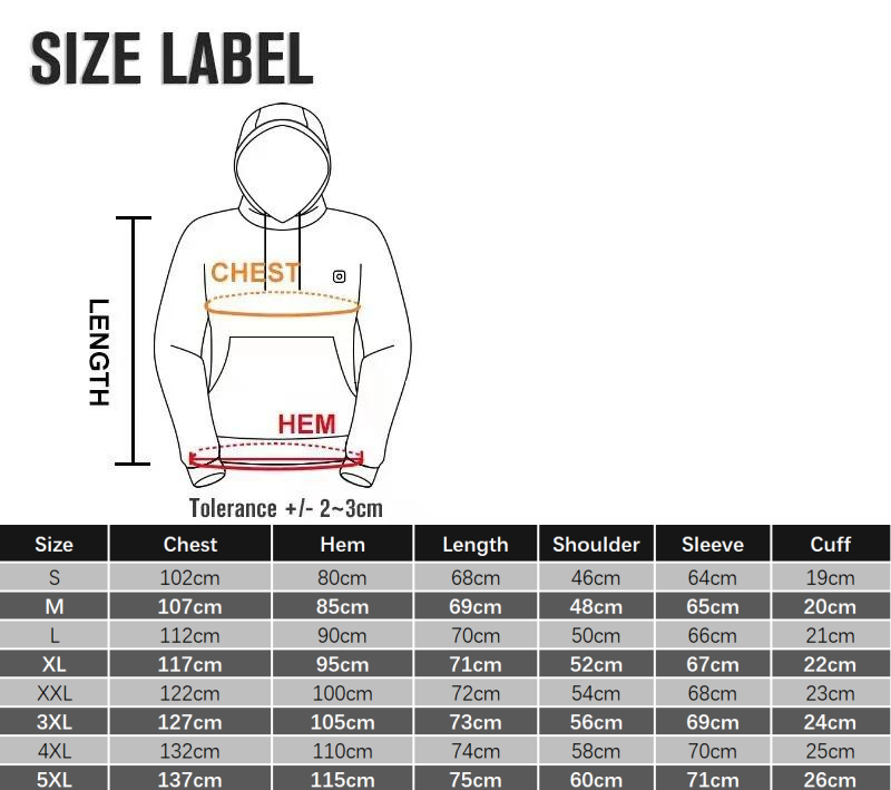 Unisex Heated Hoodie
