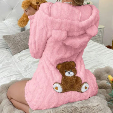 Women's Cozy Cute Plush Romper