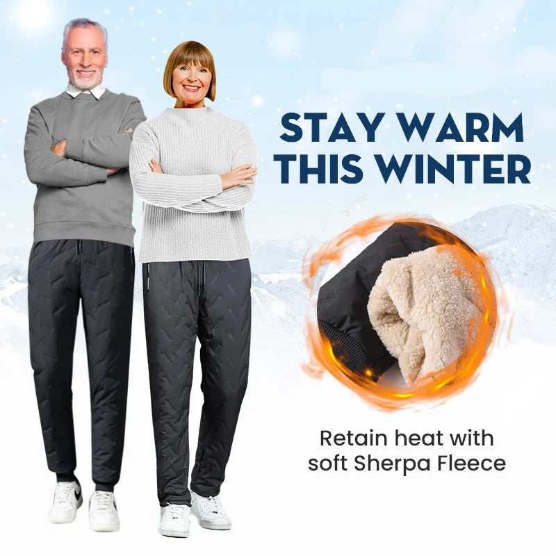 PeakRoo FleeceActive™ - Unisex Fleece-Lined Waterproof Pants