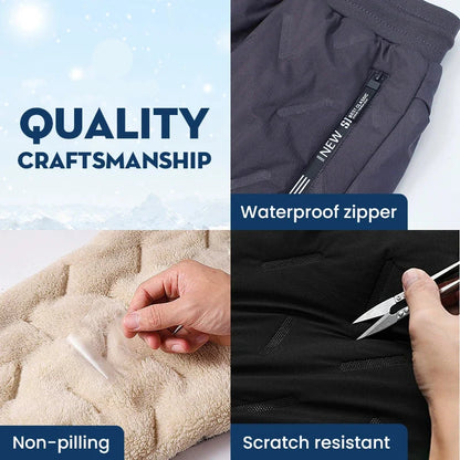 PeakRoo FleeceActive™ - Unisex Fleece-Lined Waterproof Pants