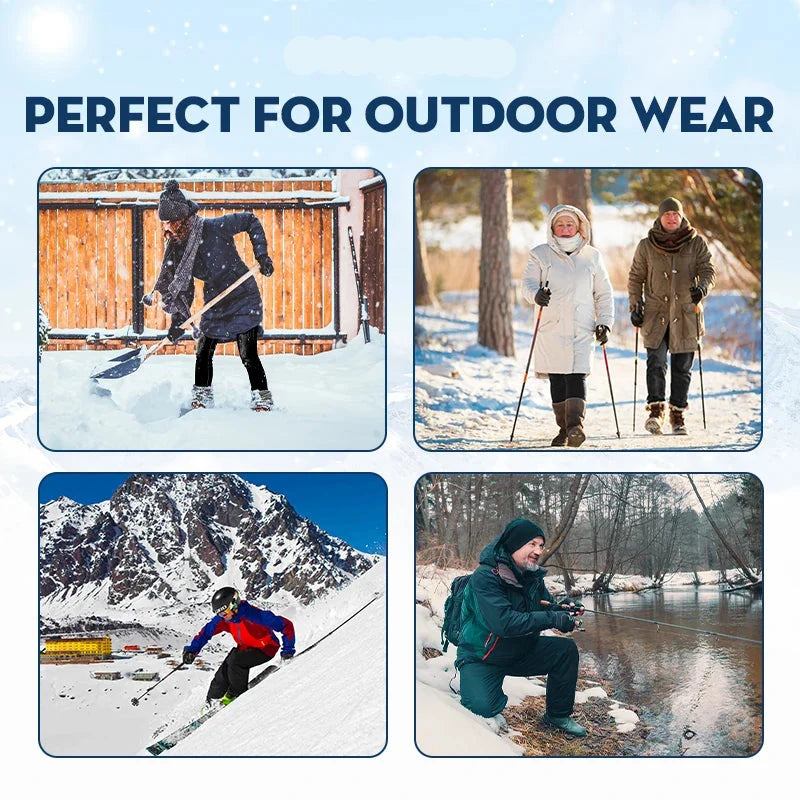 PeakRoo FleeceActive™ - Unisex Fleece-Lined Waterproof Pants