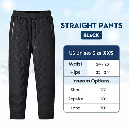 PeakRoo FleeceActive™ - Unisex Fleece-Lined Waterproof Pants