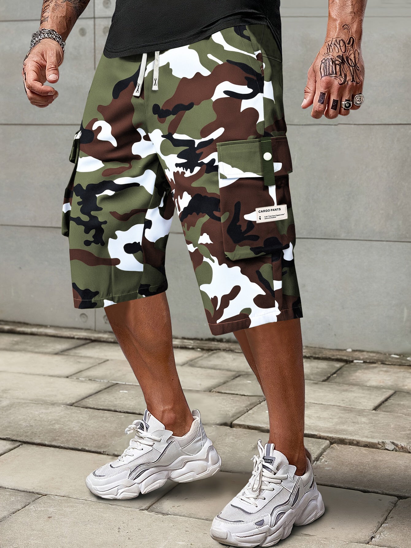Men's Casual Drawstring Capri Cargo Pants-Buy 2 Get Free Shipping Today!