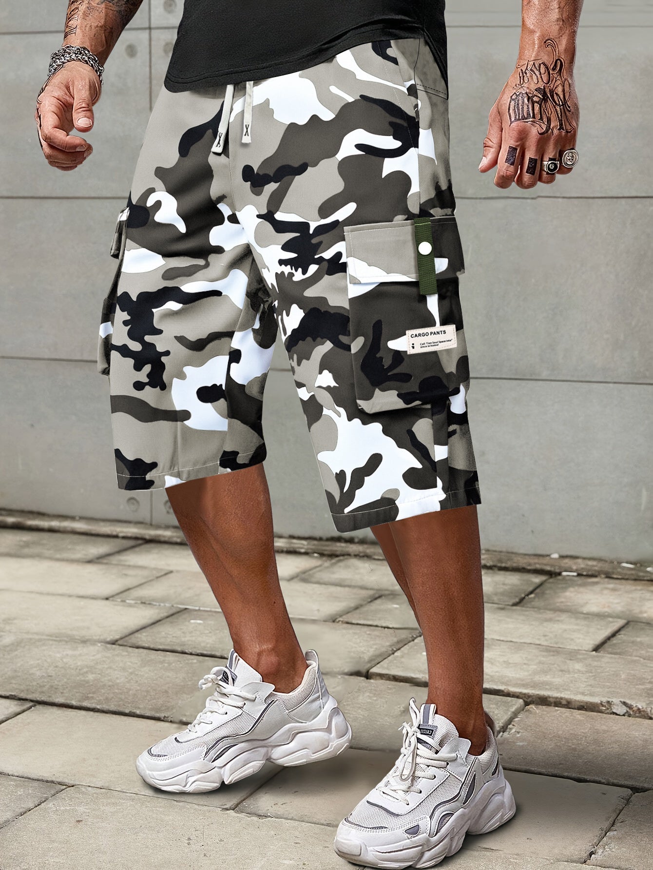 Men's Casual Drawstring Capri Cargo Pants-Buy 2 Get Free Shipping Today!