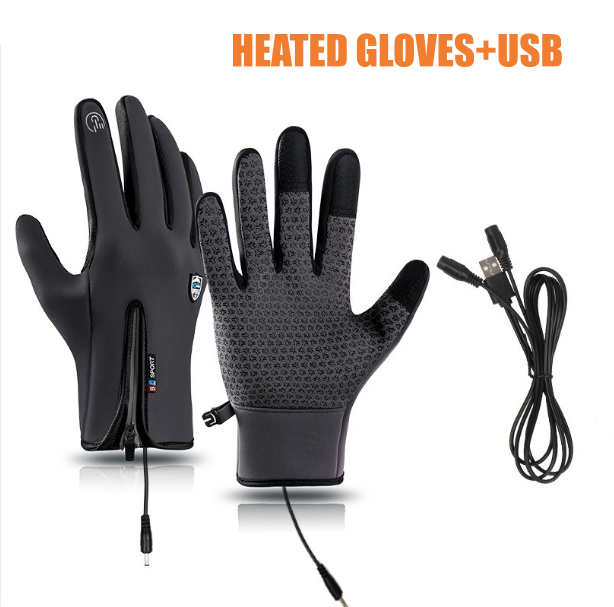 Happy New Year 50% OFF - 🎁PeakRoo Rechargeable Heated Electric touchscreen Gloves