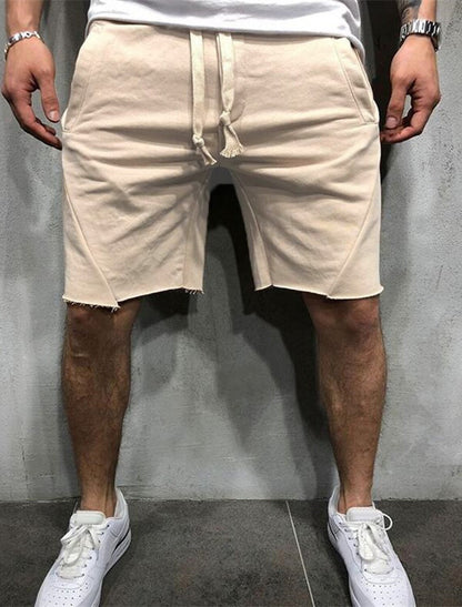 Gearbibi™ Loose Plain Elastic Waist Shorts