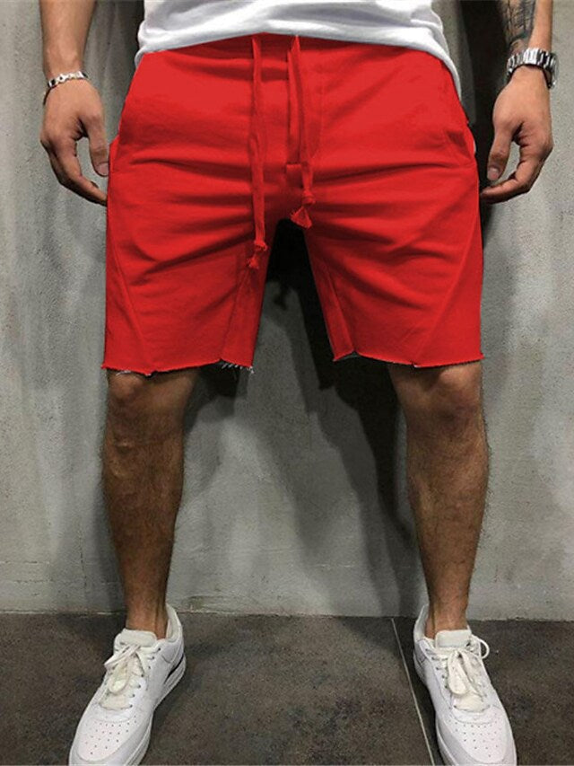Gearbibi™ Loose Plain Elastic Waist Shorts