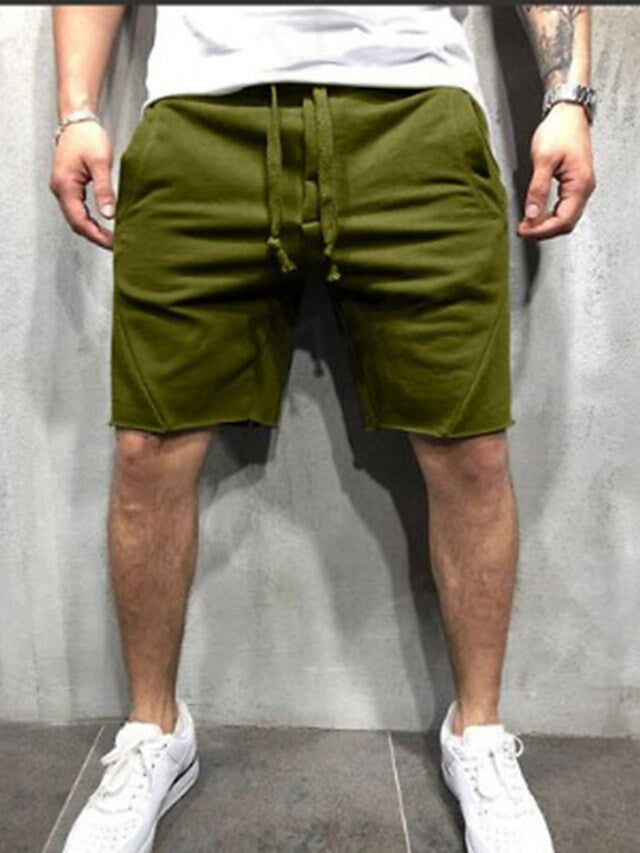 Gearbibi™ Loose Plain Elastic Waist Shorts