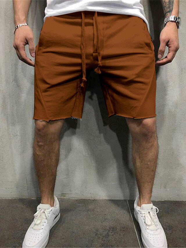 Gearbibi™ Loose Plain Elastic Waist Shorts