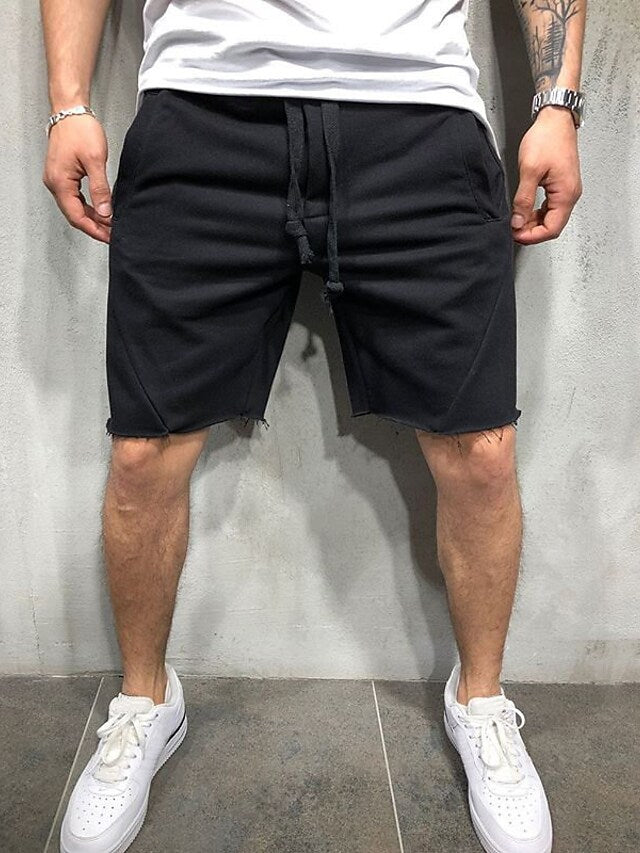 Gearbibi™ Loose Plain Elastic Waist Shorts