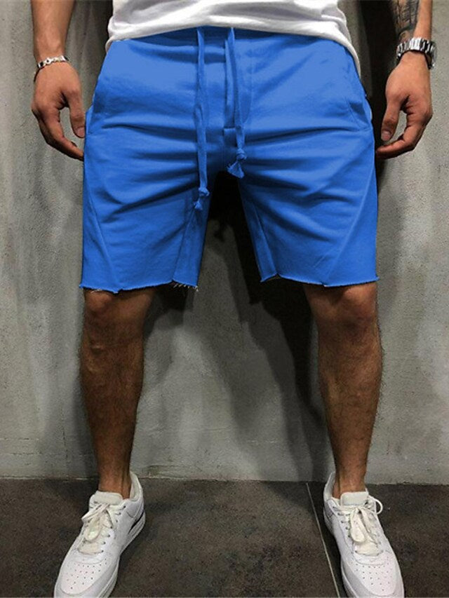 Gearbibi™ Loose Plain Elastic Waist Shorts