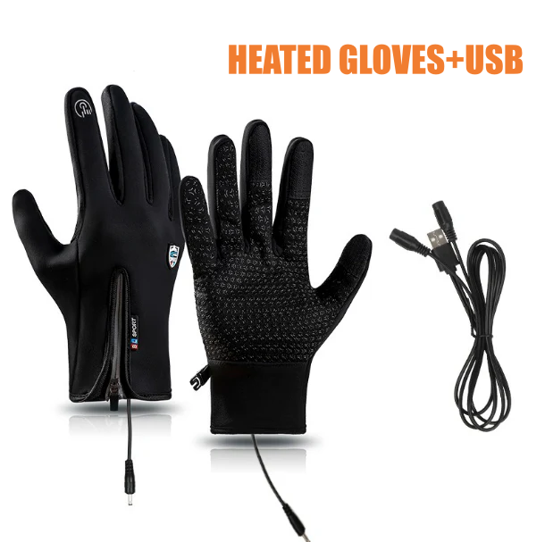 Happy New Year 50% OFF - 🎁PeakRoo Rechargeable Heated Electric touchscreen Gloves