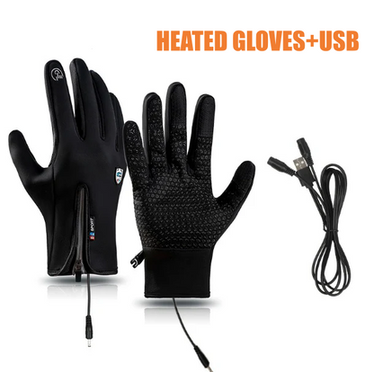 Happy New Year 50% OFF - 🎁PeakRoo Rechargeable Heated Electric touchscreen Gloves