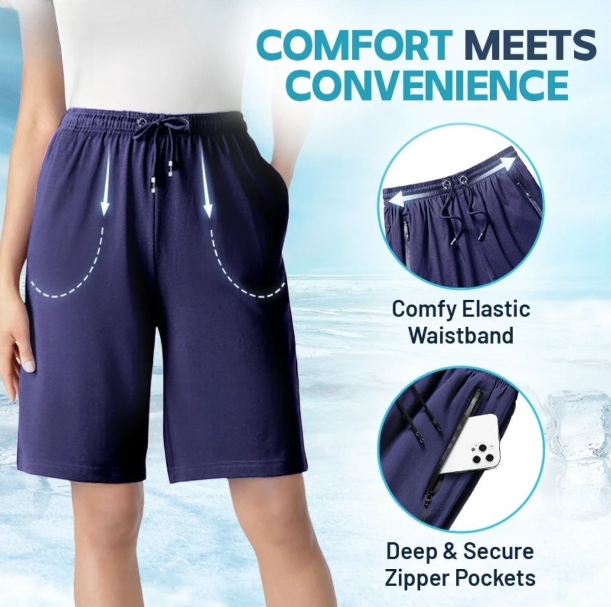 Ice Silk Stretch Quick-Dry Shorts