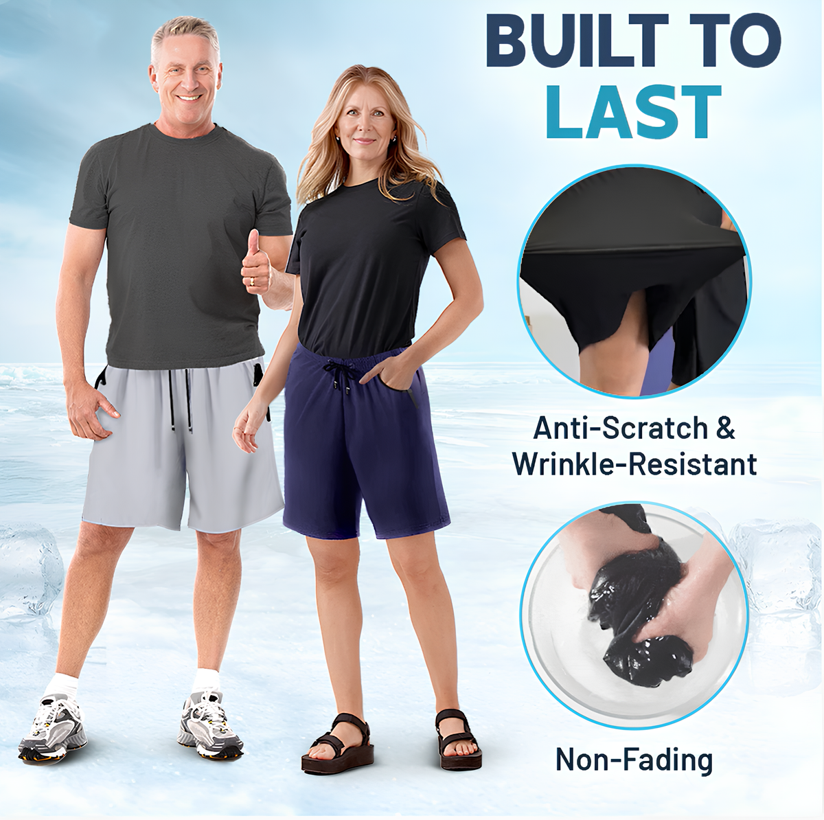 Ice Silk Stretch Quick-Dry Shorts