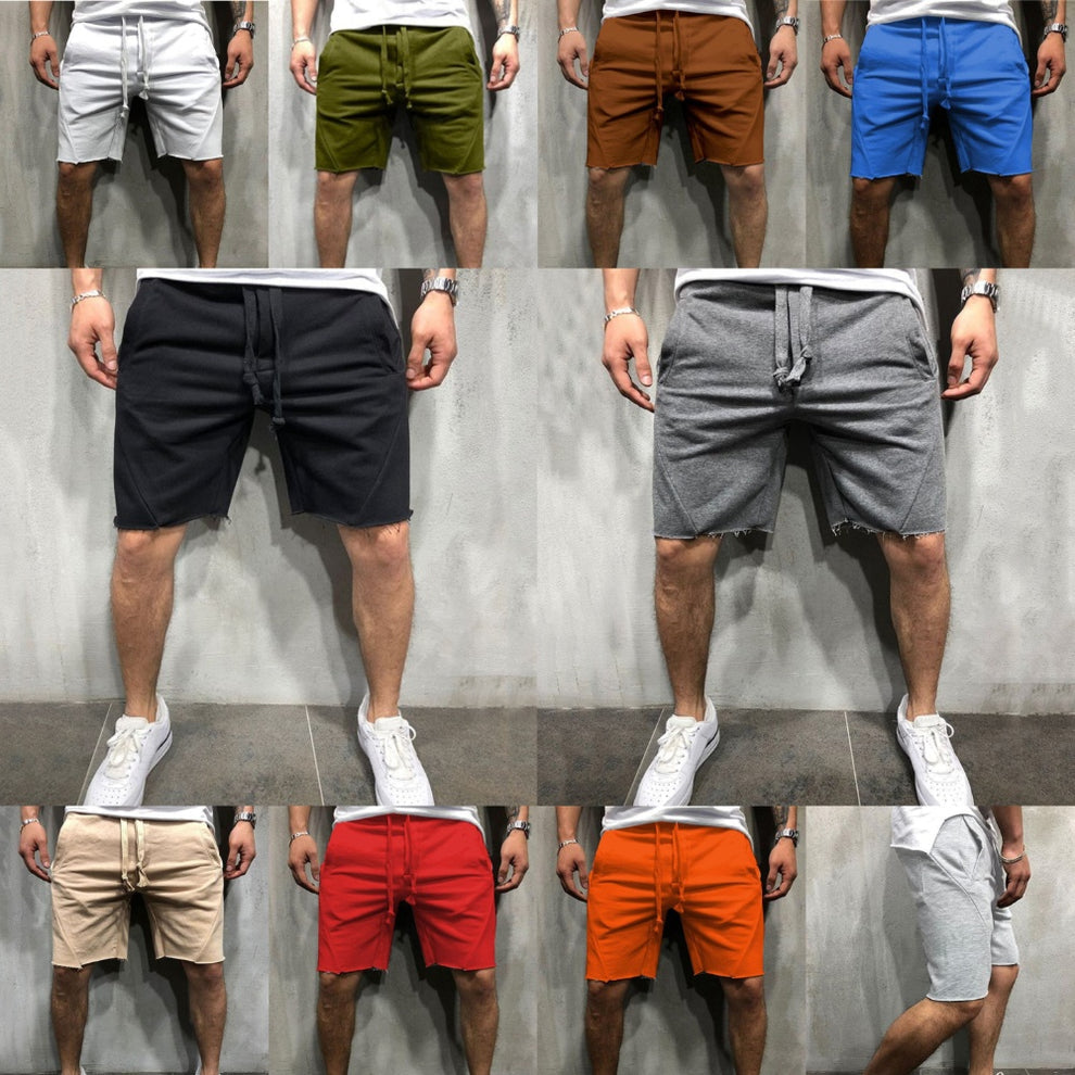Gearbibi™ Loose Plain Elastic Waist Shorts