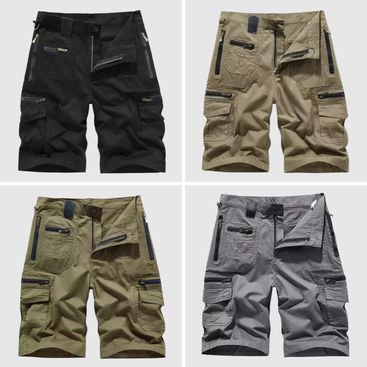 Kangoo Men's Multi-pocket Cargo Shorts