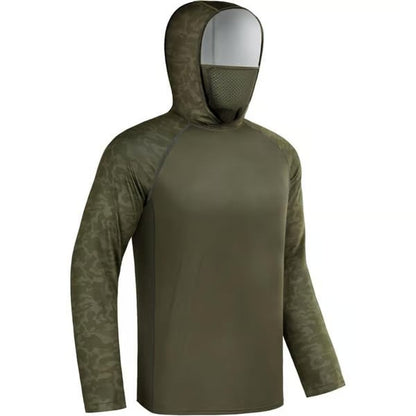 Outdoor activity essential—hooded mask integrated design 🌞 360° sun protection with no dead angles.