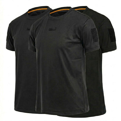 3Pack Men’s Quick-Dry Tactical T-Shirts for Summer