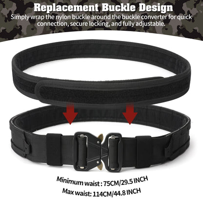 PEAKROO 5 in 1 Quick Release Tactical Duty Belt