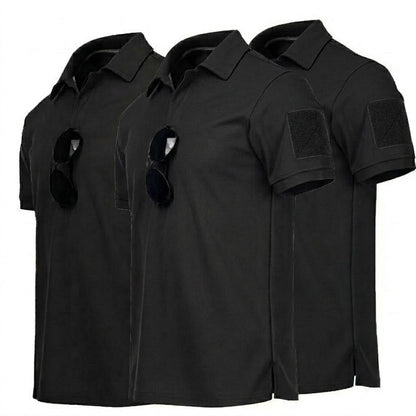 3pack Men’s Quick-Dry Wear-resistant T-Shirts Polo