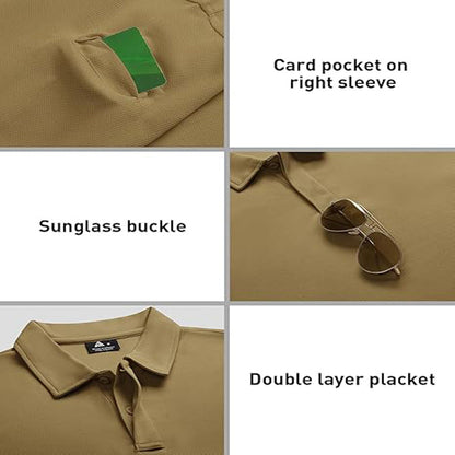 3pack Men’s Quick-Dry Wear-resistant T-Shirts Polo