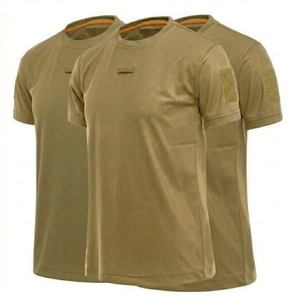 3Pack Men’s Quick-Dry Tactical T-Shirts for Summer