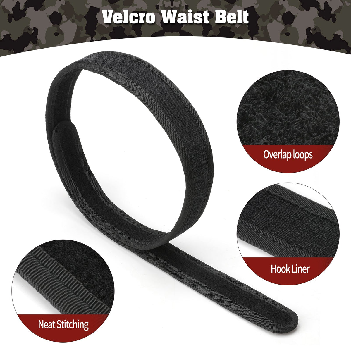 PEAKROO 5 in 1 Quick Release Tactical Duty Belt