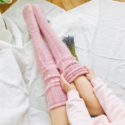 Black Friday 50% OFF - 🎁PeakRoo Warm Over Knee Extra Long Knitted Socks