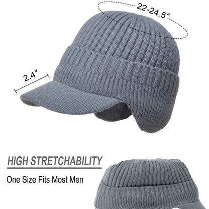 PeakRoo Elastic Warm Ear Protection Knitted Hat