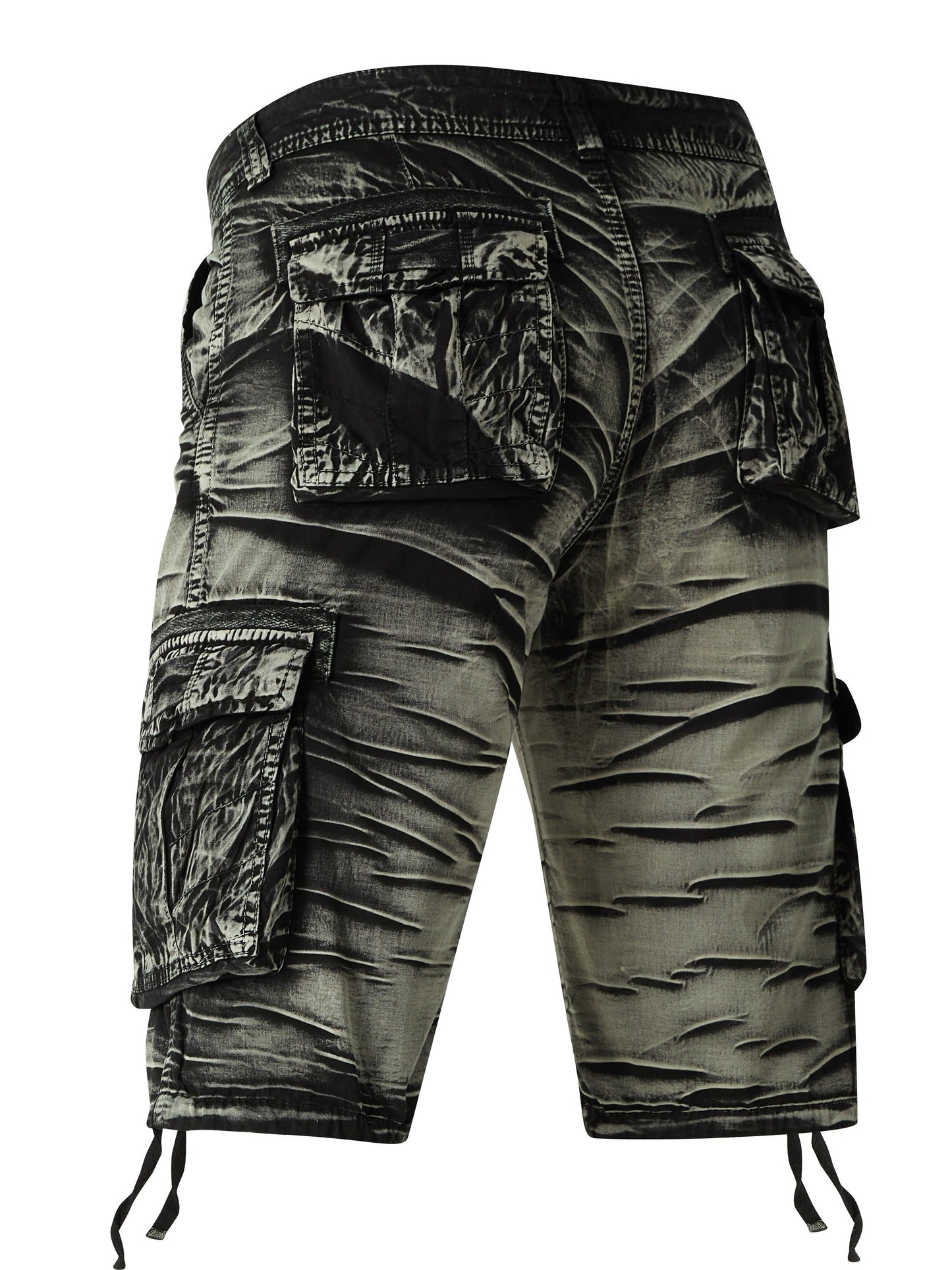Gearbibi Camo Pattern Cotton Cargo Shorts