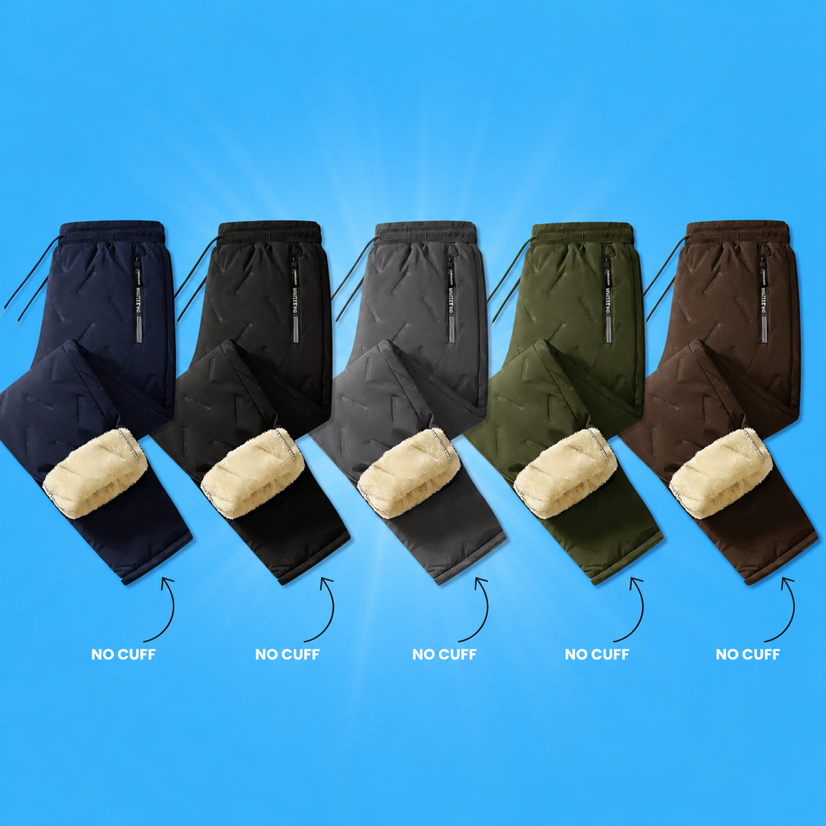 PeakRoo Fleece Thermal-Pants Unisex