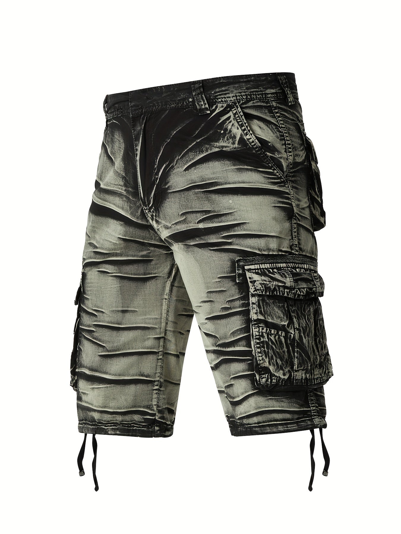 Gearbibi Camo Pattern Cotton Cargo Shorts