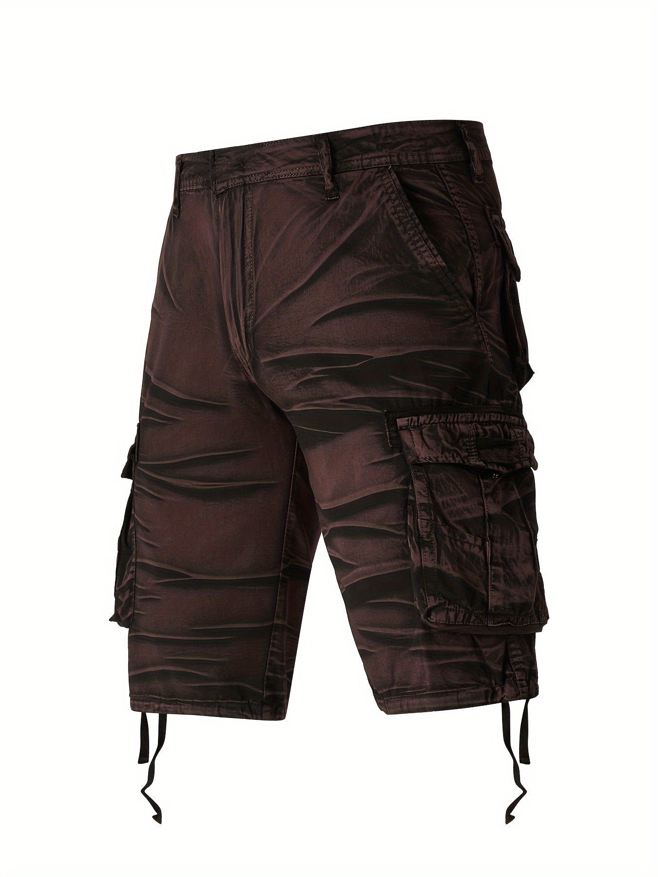 Gearbibi Camo Pattern Cotton Cargo Shorts