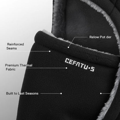 ThermaFleece™ 3-in-1 Winter Balaclava – Windproof Hat, Face Mask & Neck Warmer