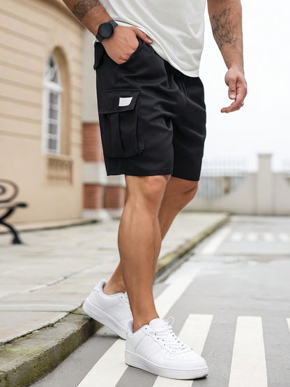 Men's Plus-size Casual Cargo Shorts