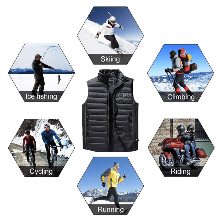 PeakRoo Unisex heated down vest