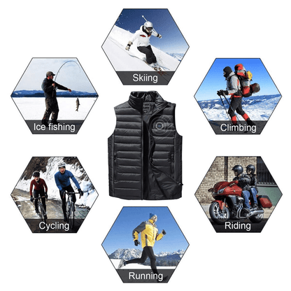 PeakRoo Unisex heated down vest