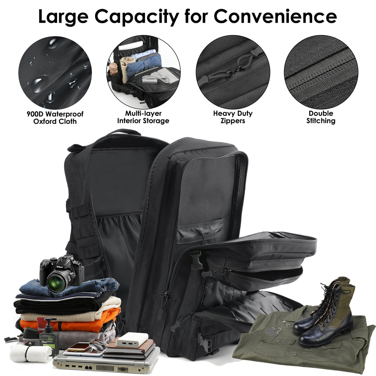 Archon Elite Outdoor Tactical Assault Backpack