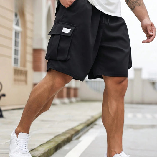 Men's Plus-size Casual Cargo Shorts
