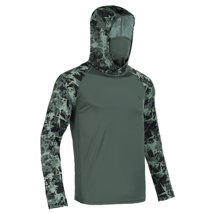 Outdoor activity essential—hooded mask integrated design 🌞 360° sun protection with no dead angles.