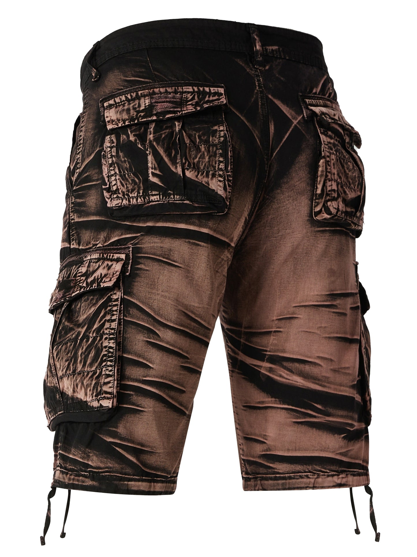 Gearbibi Camo Pattern Cotton Cargo Shorts