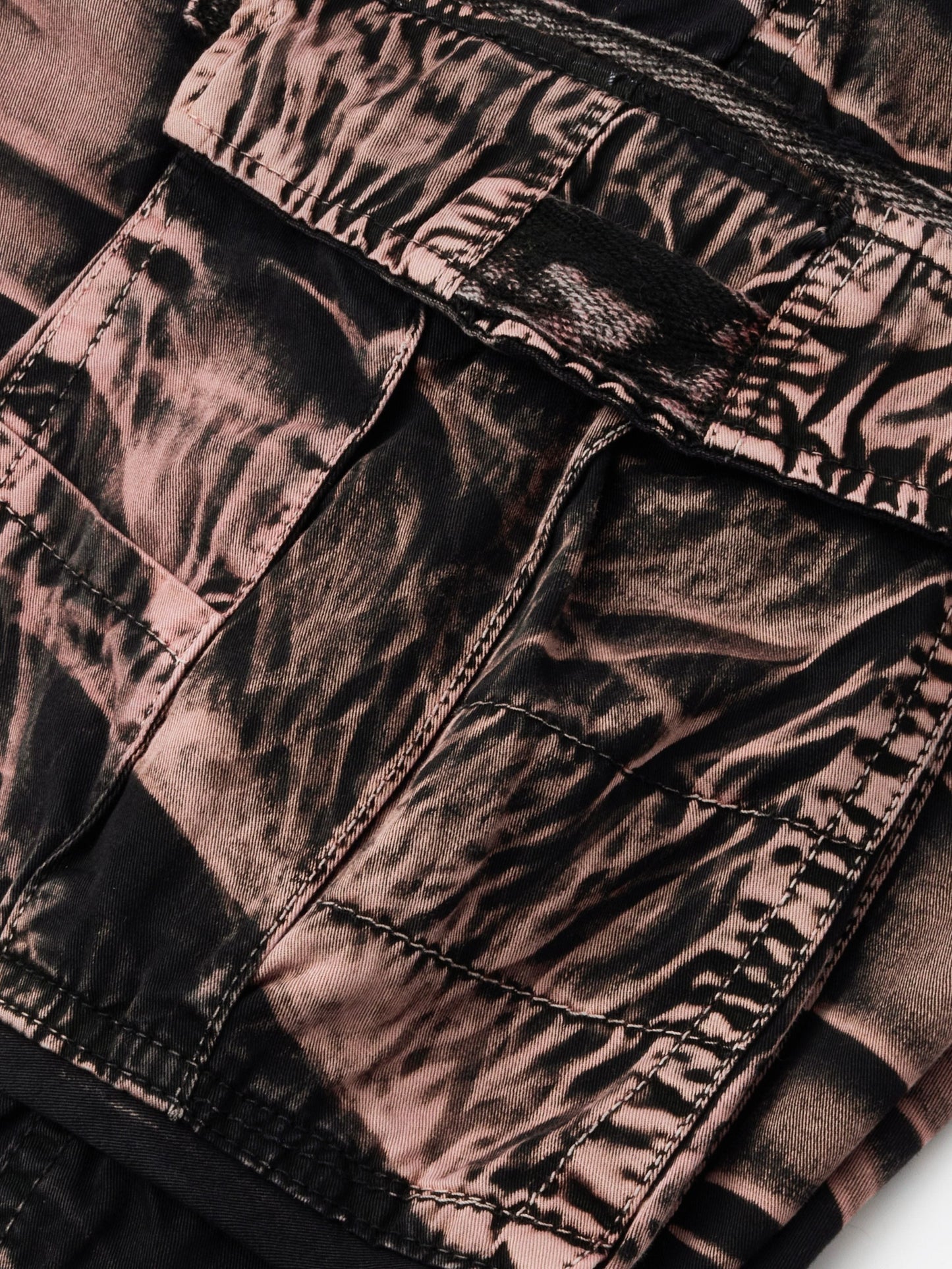 Gearbibi Camo Pattern Cotton Cargo Shorts
