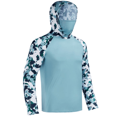 Outdoor activity essential—hooded mask integrated design 🌞 360° sun protection with no dead angles.