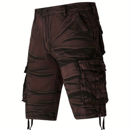Gearbibi Camo Pattern Cotton Cargo Shorts