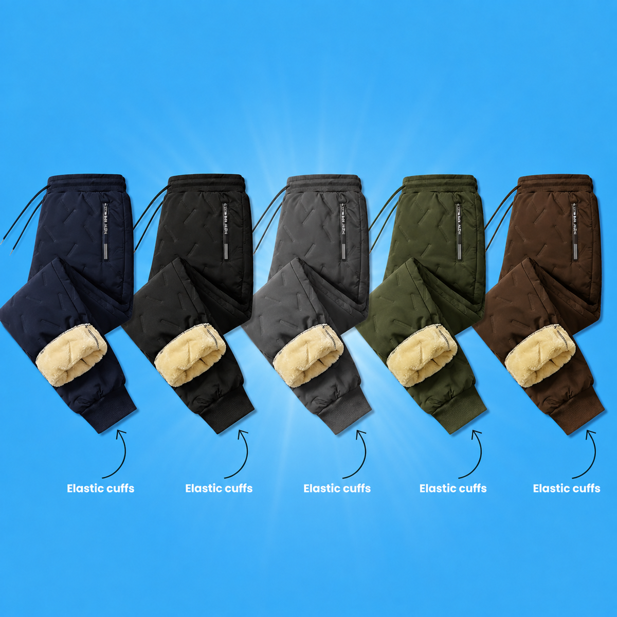 PeakRoo Fleece Thermal-Pants Unisex