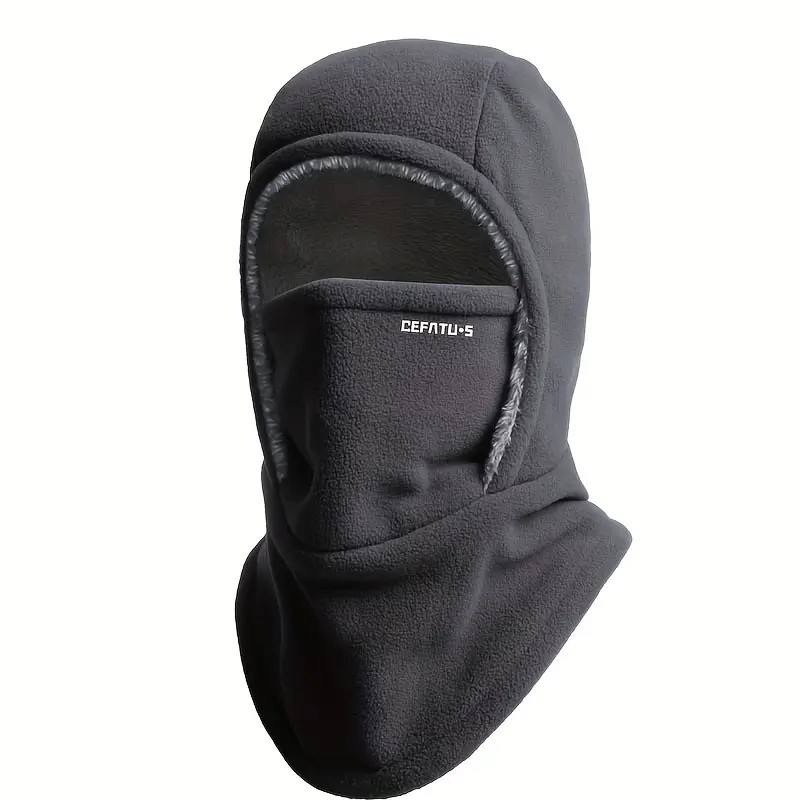 ThermaFleece™ 3-in-1 Winter Balaclava – Windproof Hat, Face Mask & Neck Warmer
