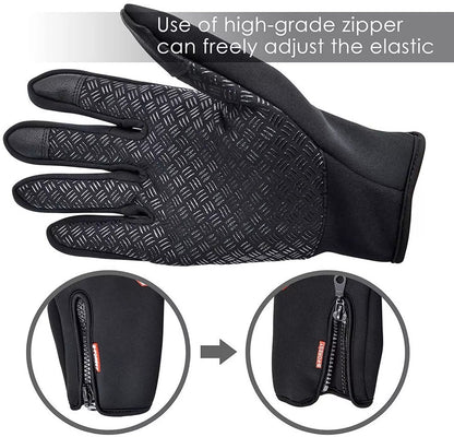 PeakRoo™ Waterproof Thermal Touchscreen Gloves – Windproof Winter Gloves for Outdoor Work, Driving & Sports