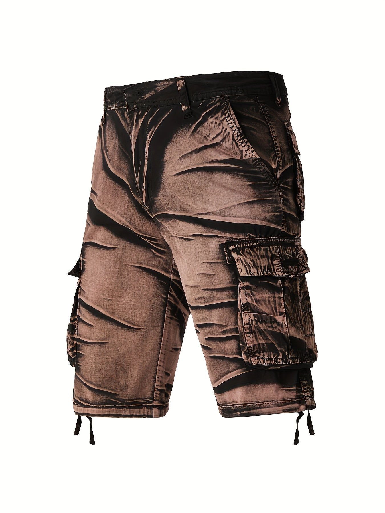 Gearbibi Camo Pattern Cotton Cargo Shorts