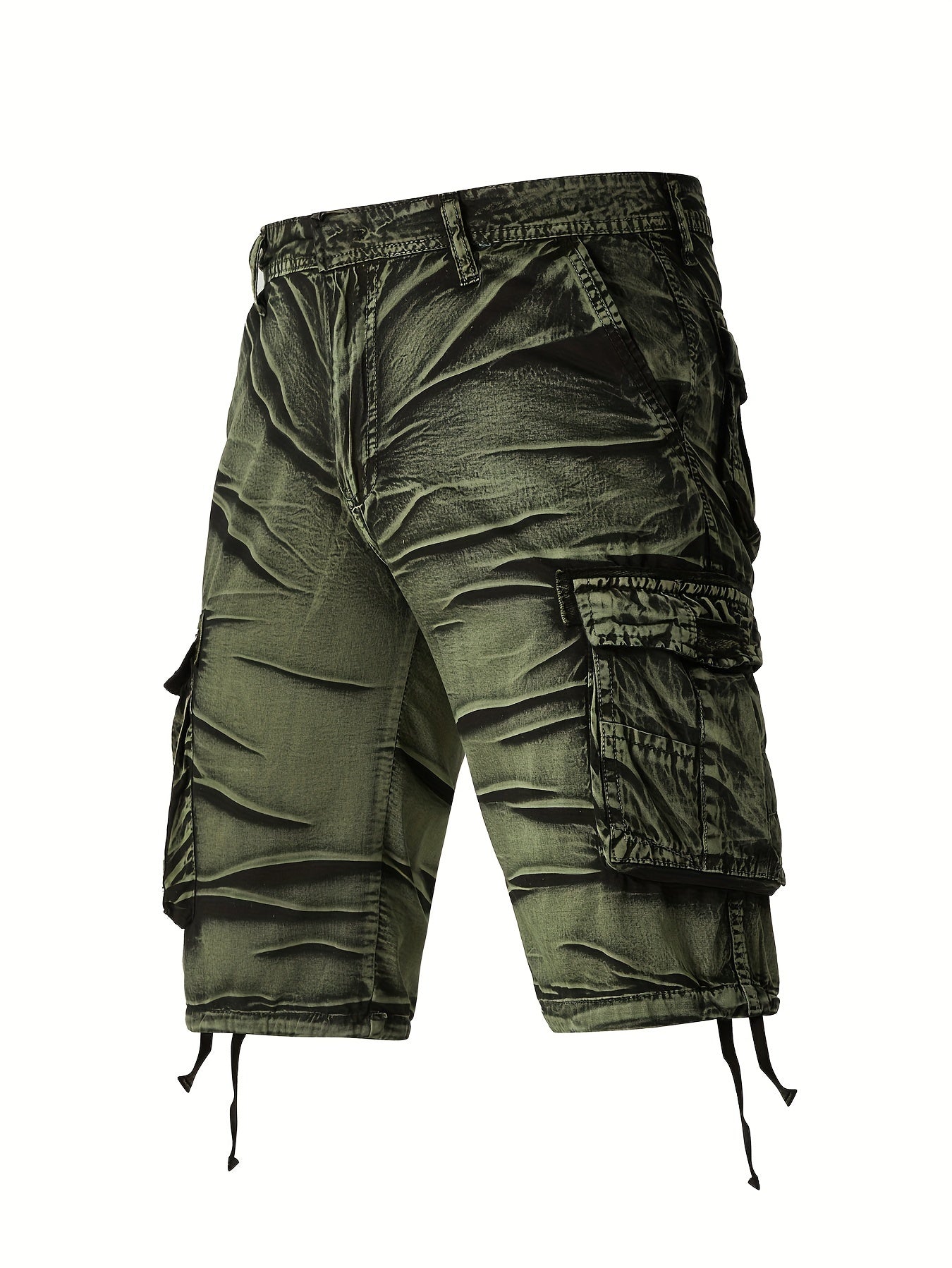 Gearbibi Camo Pattern Cotton Cargo Shorts